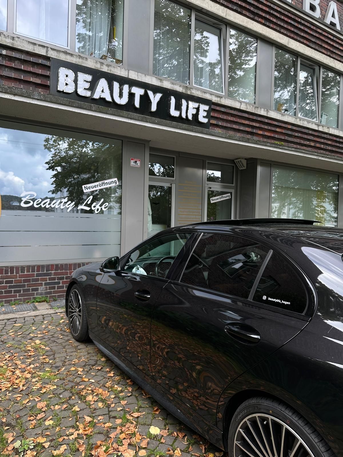Außenansicht des Studios Beauty Life an der Berliner Straße 115 in Hagen